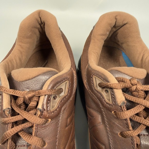 New Balance 928v2 Mens 11 2E EE Wide Walking Shoe Brown Leather Low Lace Sneaker - Picture 13 of 16